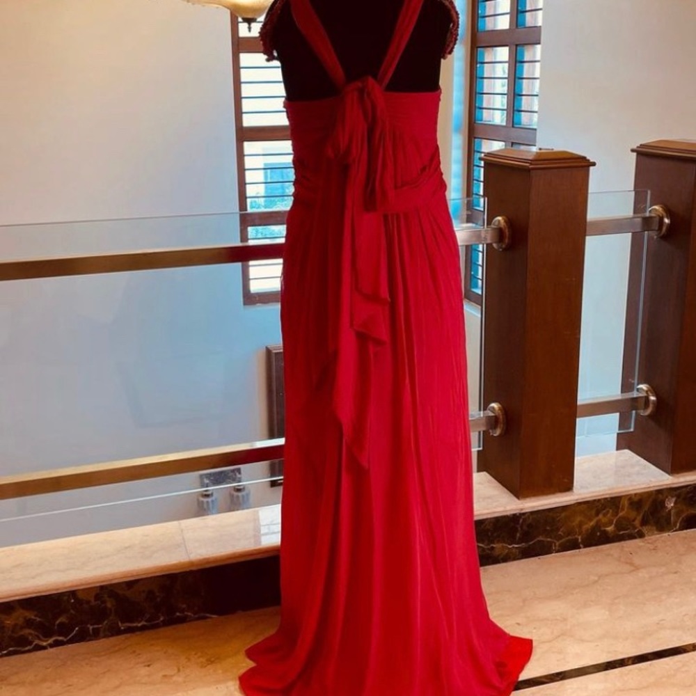 Beaded corset flowy gown NWOT - Picture 4 of 4